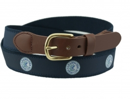 Clearwater Swim Club Classic Leather Tab Belt